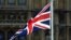 U.K. – The flag of Great Britain and the flag of Ukraine fly in front of the Houses of Parliament on Ukraine Independence Day in London, August 24, 2022