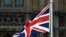 U.K. – The flag of Great Britain and the flag of Ukraine fly in front of the Houses of Parliament on Ukraine Independence Day in London, August 24, 2022