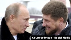 Кадыров с Владимиром Путиным