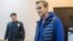 RUSSIA -- RUSSIA -- Russian opposition leader Aleksei Navalny, who was detained over allegations of staging illegal protests and sentenced to 20 days in jail, walks inside a court building in Moscow, September 24, 2018