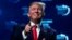 U.S. -- U.S. President Donald Trump concludes his remarks at the American Farm Bureau Federation convention in Nashville, Tennessee, January 8, 2018