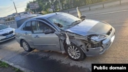 Место смертельного ДТП в Челябинске