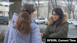 The aunt of the 16-year-old Kyrgyz girl allegedly forced into prostitution speaks with Current Time's Zhibek Begaliyeva in Bishkek. The aunt's name has not been released. 