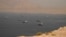 FILE PHOTO: Vessels at the Strait of Hormuz, as seen from Musandam