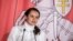 POLAND -- Exiled Belarus opposition leader Svyatlana Tsikhanouskaya speaks during a meeting with belarusian community living in Poland, Warsaw, September 9, 2020
