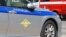 RUSSIA, MOSCOW - JULY 24, 2024: A police car is seen in northern Moscow, where a Toyota Land Cruiser car has exploded. 