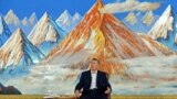 Атамбаев дает пресс-конференцию в Чолпон-Ате на Иссык-Куле