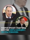 "Петер, звоню по просьбе Алишера": Сергей Лавров и глава МИД Венгрии обсуждают по телефону снятие санкций с сестры Усманова