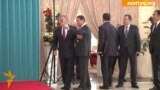 Назарбаев встречает прибывших на саммит СНГ
