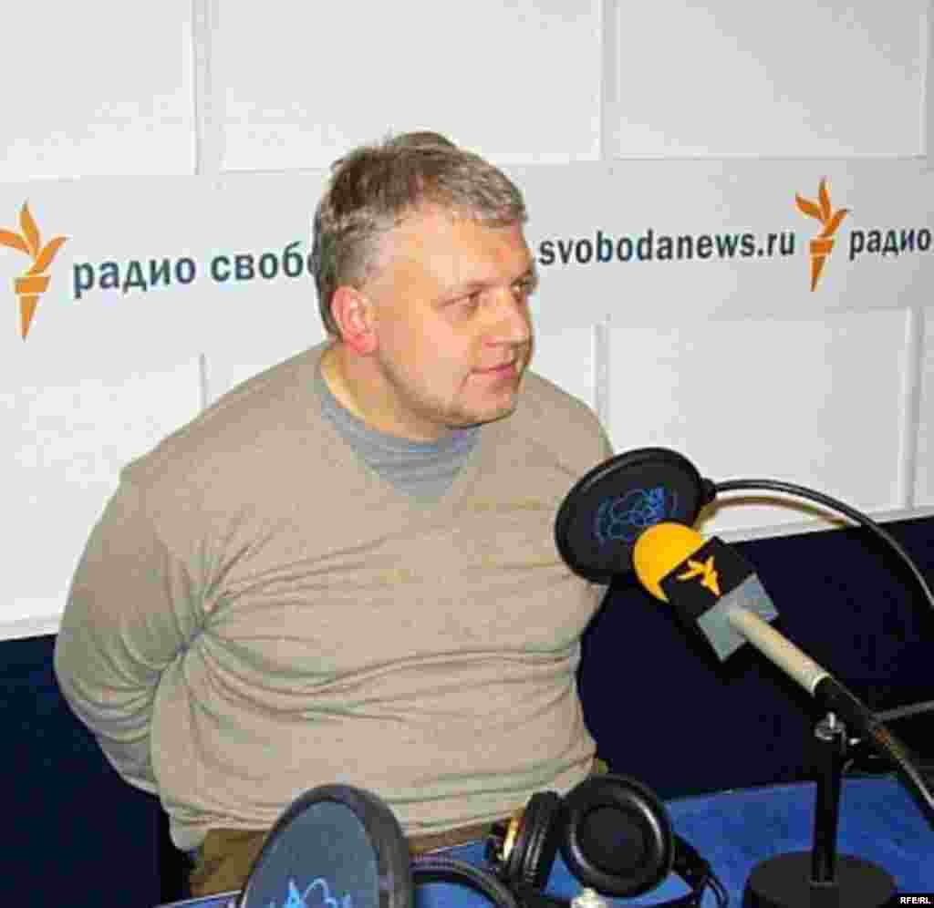 Павел Шеремет&nbsp;в студии Радио Свобода, 2006 год