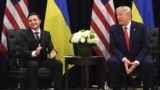 U.S. – President of Ukraine Volodymyr Zelensky (left) and US President Donald Trump. New York, September 25, 2019