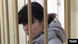 Варвара Караулова в суде в Москве 28 октября 2015