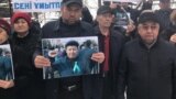 Kazakhstan – the mourning rally in memory of civil activist Dulat Agadil wich died in a Nur-Sultan city police detention center. Shymkent, 27Feb2020