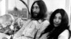 Джон Леннон и Йоко Оно в отеле "Хилтон" в Амстердаме, 1969