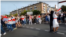 Belarus - Peopel are round daicing during the anti-Lukashenka protest, Brest, 13sep2020
