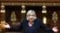 Кандидат в президенты Франции, лидер ультраправой партии "Национальное объединение" Марин Ле Пен 
