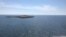 UKRAINE - Zmeiniy Island in the Black Sea, shot from a Ukrainian military helicopter, 09Aug2021