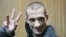 Петр Павленский на слушаниях в суде 26 февраля 