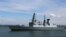 UKRAINE -- British Royal Navy's Type 45 destroyer HMS Defender arrives at the Black Sea port of Odessa, June 18, 2021