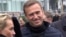 Alexey Navalny at a rally in Moscow on Sakharov Avenue