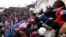 U.S. - Pro-Trump protesters storm into the U.S. Capitol during clashes with police, during a rally to contest the certification of the 2020 U.S. presidential election results by the U.S. Congress, in Washington, U.S, January 6, 2021.