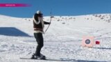 C луком и на лыжах: Кыргызстан развивает национальный биатлон