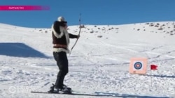 C луком и на лыжах: Кыргызстан развивает национальный биатлон