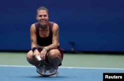 Александра Олейникова на Чемпионате по теннису U.S. Open, 3 сентября 2026 года, фото Reuters