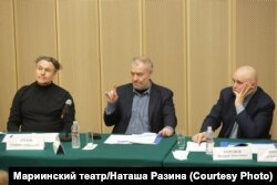 St. Petersburg, Mariinsky Theater, January 2020, working meeting on the object of the cultural and educational complex in Kemerovo