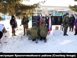 Открытие мемориала в Усть-Урлуке