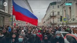 Америка: Полиция пришла к журналистам, которые освещали протесты в поддержку Навального