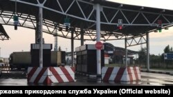 Погранпереход на границе Беларуси и Украины 