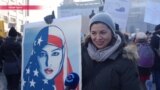 Активисты в Праге поддержали Марш женщин на Вашингтон