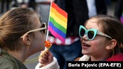 Гей-парад в Черногориии 17 ноября 2018 года