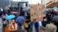HUNGARY – During a rally in support of Ukraine and against the pro-Russian position of Hungarian Prime Minister Viktor Orban. Budapest, April 2, 2022