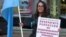 Елена Григорьева на протестах в июле 2019 года