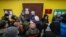 RUSSIA -- Relatives of the protesters, who were detained during opposition protests in Moscow, gather near the Center for the Temporary Detention of Foreign Citizens in the village of Sakharovo, February 4, 2021