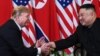 Лидеры США и Северной Кореи Дональд Трамп и Ким Чен Ын встретились в Ханое