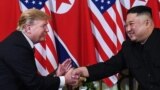 Лидеры США и Северной Кореи Дональд Трамп и Ким Чен Ын встретились в Ханое