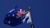 Australia - An Australian flag flies in honor of last year's champion Cameron Smith at The Players Championship golf tournament, 8Mar2023