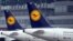 Germany -- Planes of airline Lufthansa are grounded at the airport in Hamburg, Germany, 31 March 2014. 