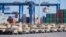 POLAND -- U.S. soldiers and military equipment arrive at Gdansk's DCT harbor, September 13, 2017 