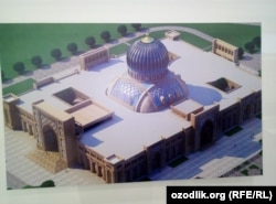 A mockup for Tashkent's Center of Islamic Civilization