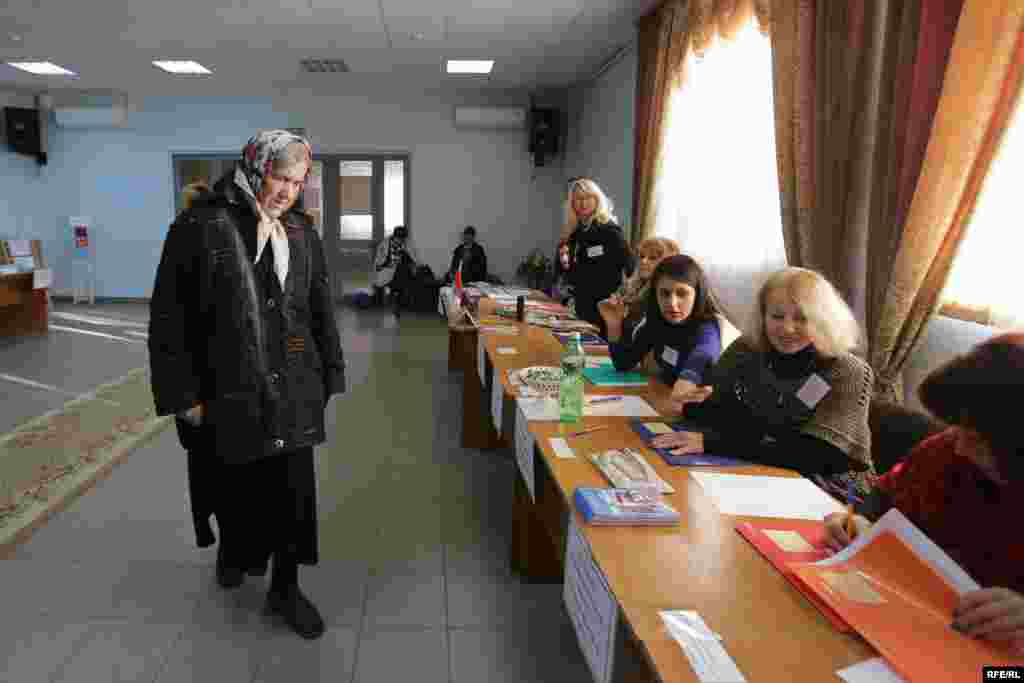 Голосование на президентских выборах в Белоруссии