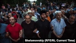 Armenia--Yerevan. June 28, 2015. Protests. RFE/RL/Petr Shelomovskiy