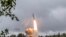 RUSSIA -- A Russian Iskander-K missile is launched during a military exercise at a training ground at the Luzhsky Range, near St. Petersburg, Septtember 19, 2017