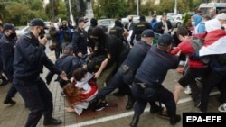 Задержание студентов в Минске. 1 сентября 2020 года