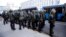 Росгвардия перед акцией на проспекте Сахарова 12 июня 2017