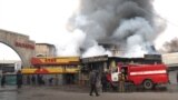 В Бишкеке сгорел Ошский базар