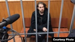 Максим Мартинцов в суде. Фото: Медиазона/Никита Сологуб